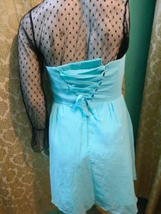 Aqua Blue Party Dress
