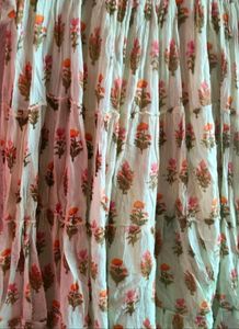 Floral Print Tiered Dress