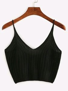 Urbanic Acrylic Woven Crop Top