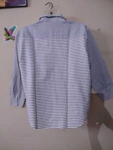 Chic Striped Button-Up Shirt