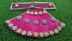Beautiful Pink Lehenga Choli Set mata rani