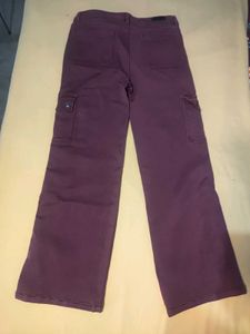 Purple Cargo Pants