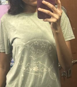 customised fish h&amp;m tshirt