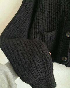 Crochet Cardigan Loose Fit L/XL