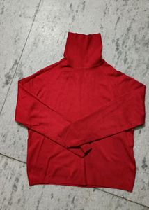 Wollen Jumper Oversized Sweater Turtle Neck