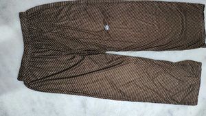 Comfortable Brown Printed Palazzos 3XL