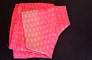 😍🩷Beautiful Pink Saree with stitched blouse
