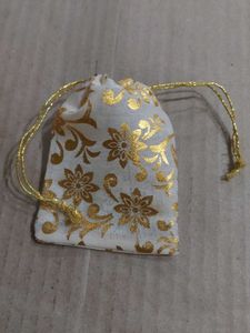 6 Assorted Drawstring Pouches Potli bags