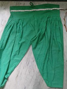 Green Patiala Salwar Pants