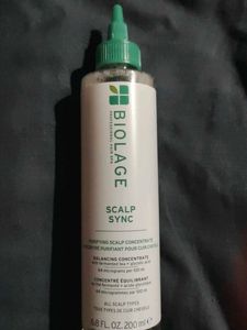 Biolage Scalp Sync for dandruff and damaged hair