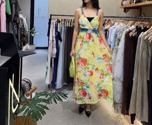 Floral Print Maxi Dress 🌷