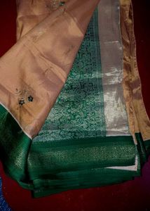 Elegant Beige and Skin Colour Saree