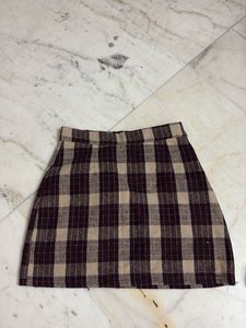 Plaid Mini Skirt