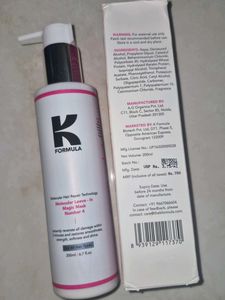 K Formula Molecular Hair Mask | korean
