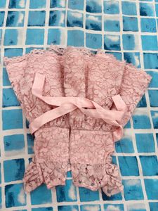 Beautiful Pink Lace Baby Dress