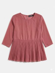 Pleated Tunic Top