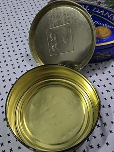 (Pick Any 1) Round tin Boxes For Storage - 3 Nos.