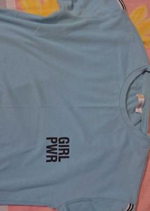 Blue "Girl Pwr" Sweatshirt