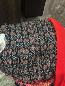 Designer Printed Kurta with Dupatta