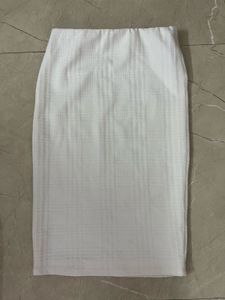White Textured forever21 Skirt