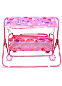 Baby jhula Crib Crandle Palna (pink)