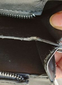 Fendi Black Embossed Clutch Bag
