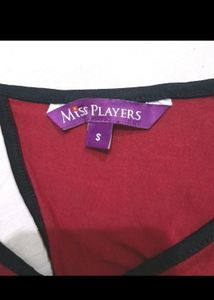Miss Players... Beautiful Hosery Shirt  Size S