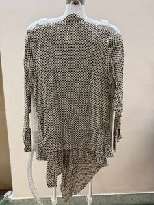 Stylish Geometric Print Top