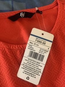Vibrant Orange Casual Dress
