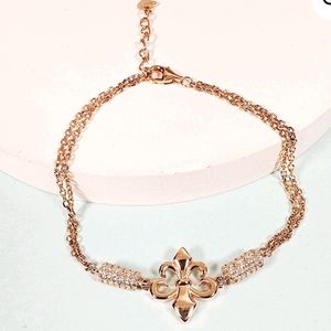 Trident Rose Gold Bracelet For Girl