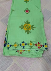 Light Green Kurta Set with chiffon dupatta