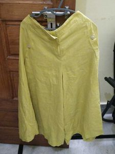 Stylish Yellow Palazzo Pants