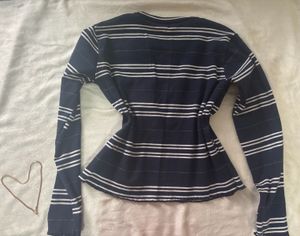 Striped Long Sleeve Top