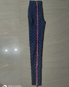 Blue Polka Dot Pants