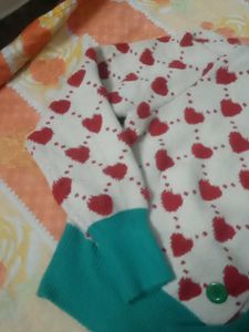 ❤️ Heart Print Pinterest Cardigan