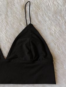 Black Bikini Bralette Topwear