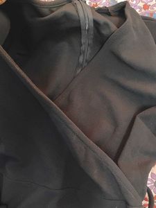 Chic Black Wrap Dress