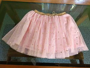 Sparkly Pink Tulle Skirt.waist 20/ L: 27cm