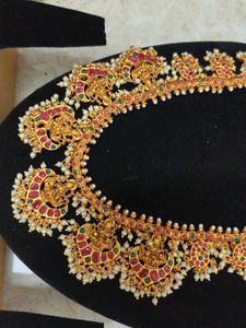 Traditional Lakshmi guttapusalu haram Earrings