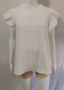 Y2K Shein Fancy white top XL