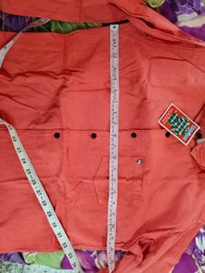 Men's Coral Long Sleeve Shirt
