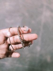 Sparkling Moon &amp; Star Bracelet Set