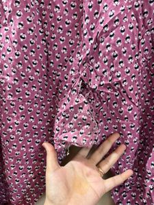 Pink Floral Print Palazzo Pants