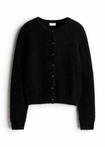 Black Fuzzy Cardigan