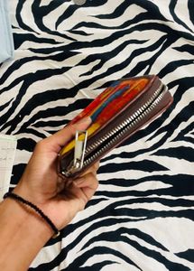Artistic Zip-Around Wallet
