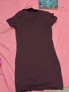 Maroon Bodycon Dress