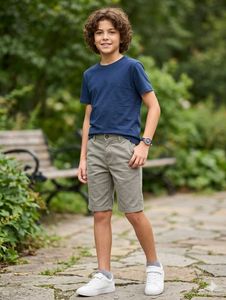 Boy's Casual Outfit - T-shirt & Shorts