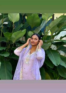 lavender sharara suit Xl size