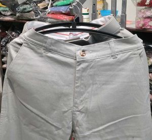 Men's Grey Casual Pants