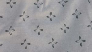 White Printed Cotton Kurta